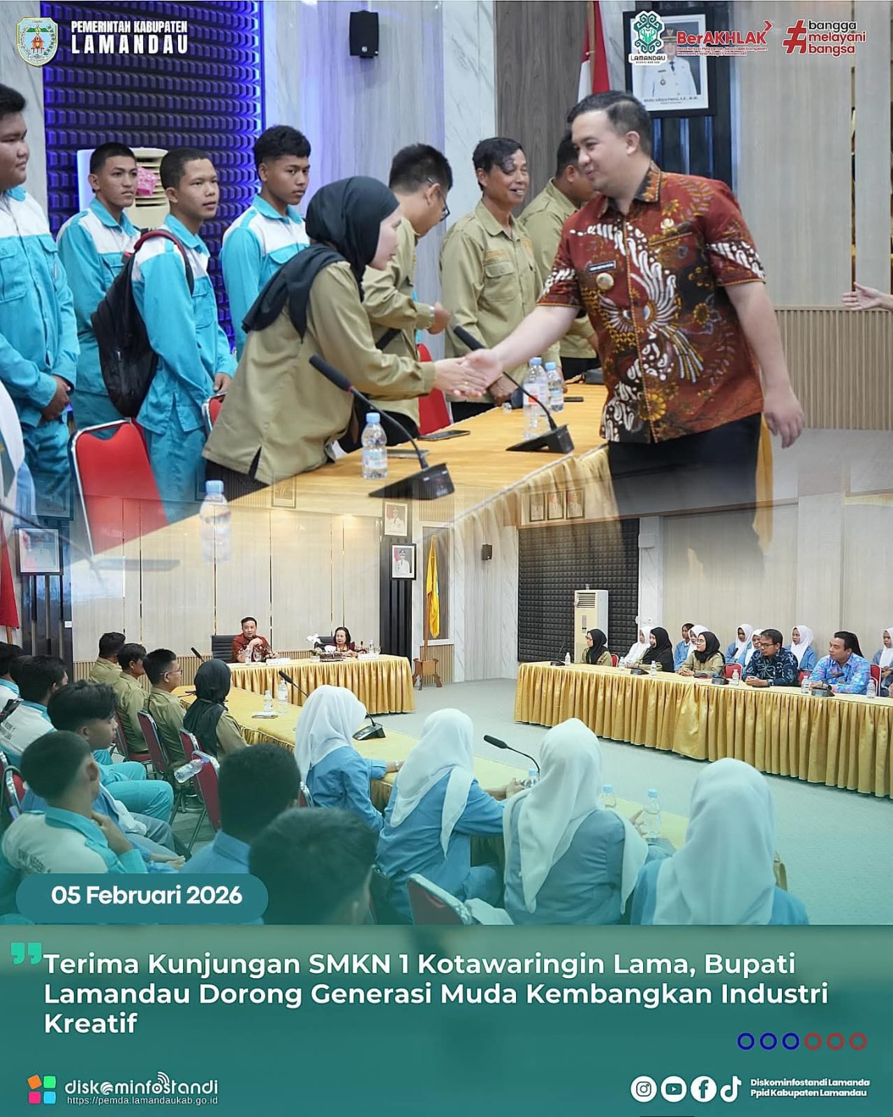 Apresiasi & Penyerahan Medali Kejuaraan Sains oleh Kepala Sekolah